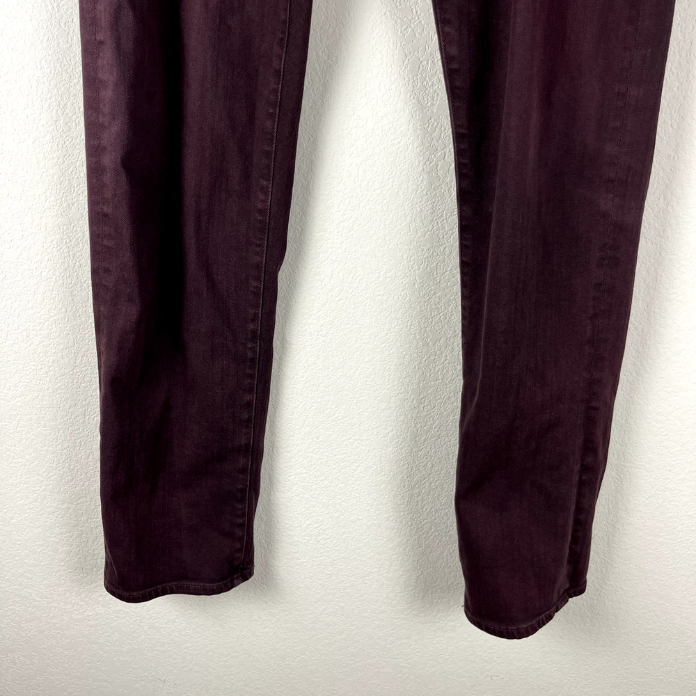 AG Adriano Goldschmied Jeans Mens 36x33 The Tellis Modern Slim Burgundy Maroon - Picture 3 of 11